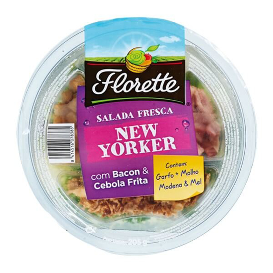 Imagem de Salada New Yorker com Bacon e Cebola Frita FLORETTE emb.205g