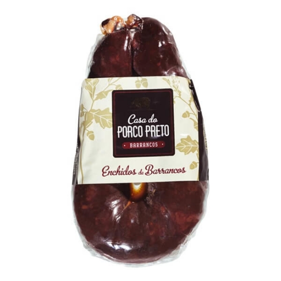 Imagem de Chouriço Ibérico de Barrancos com Vinho CASA DO PORCO PRETO unidade 200g