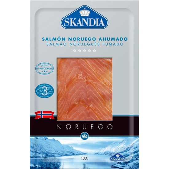 Imagem de Salmão Fumado Norueguês SKANDIA emb.100g