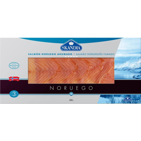 Imagem de Salmão Fumado Norueguês SKANDIA emb.200g