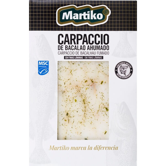 Imagem de Carpaccio de Bacalhau Fumado MARTIKO emb.80g