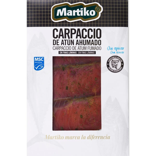 Imagem de Carpaccio de Atum Fumado sem Açúcar MARTIKO emb.80g