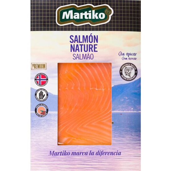 Imagem de Salmão Nature da Noruega sem Açúcar MARTIKO emb.80g