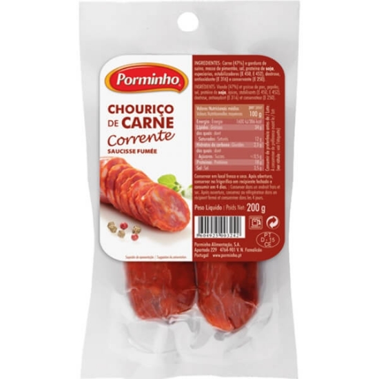 Imagem de Chouriço de Carne Corrente PORMINHO emb.200g