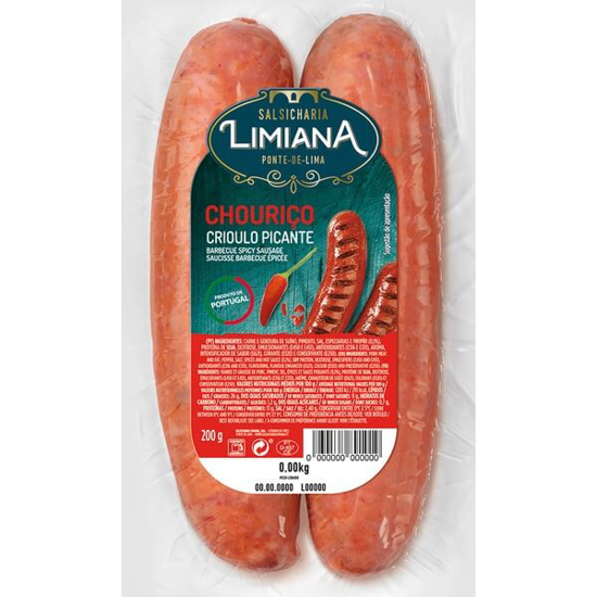 Imagem de Chouriço Crioulo Picante SALSICHARIA LIMIANA unidade 200g