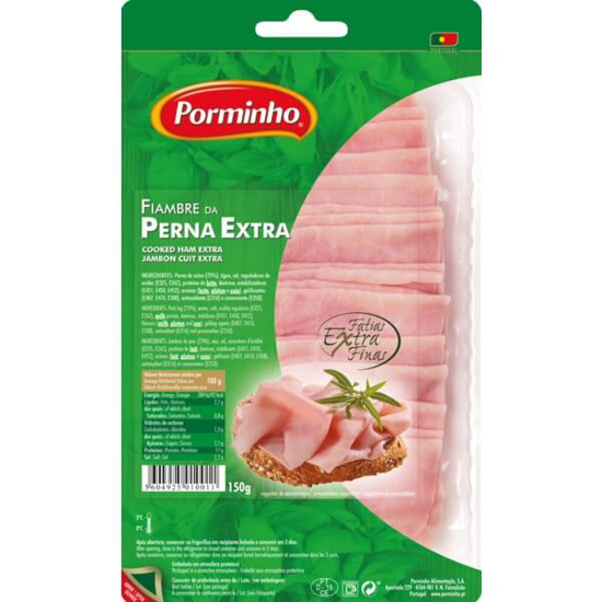 Imagem de Fiambre da Perna Extra em Fatias Extra Finas PORMINHO emb.150g