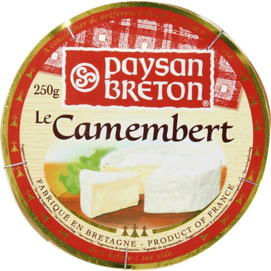 Imagem de Queijo da França Camembert PAYSAN BRETON unidade 250g