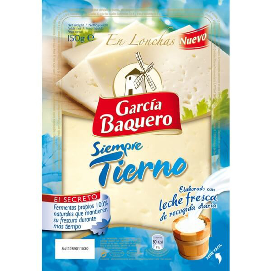 Imagem de Queijo Terno em Fatias GARCÍA BAQUERO emb.150g