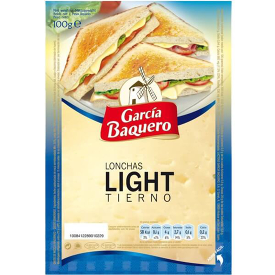 Imagem de Queijo Terno Light em Fatias GARCÍA BAQUERO emb.100g