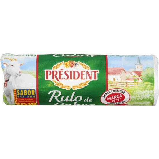 Imagem de Queijo Rolo de Cabra PRÉSIDENT unidade 180g