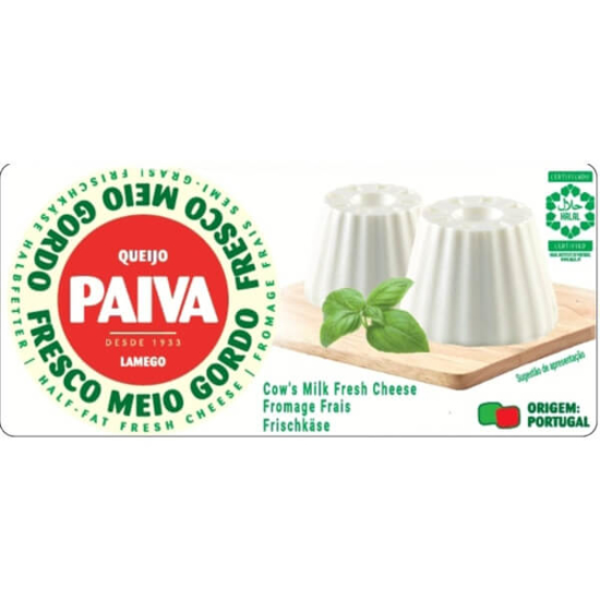 Imagem de Queijo Fresco Natural PAIVA Pack 2 emb.125g