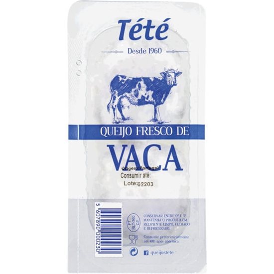 Imagem de Queijo Fresco Vaca TÉTÉ emb.2x80g