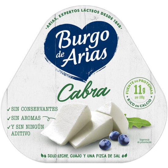 Imagem de Queijo Fresco de Cabra BURGO DE ARIAS Pack 3 emb.70g