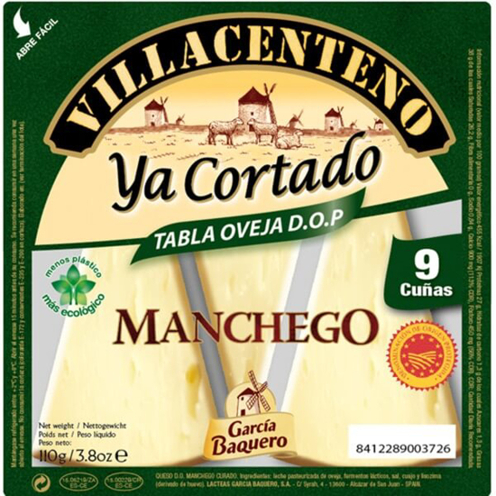 Imagem de Tábua de Queijo Manchego GARCÍA BAQUERO emb.110g