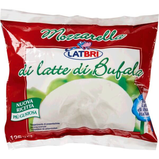 Imagem de Queijo Mozzarella de Bufala LATBRI unidade 125g