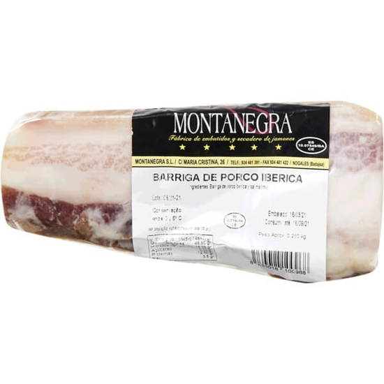 Imagem de Panceta Ibérica MONTANEGRA unidade 250g