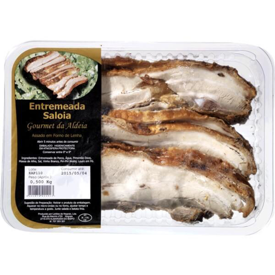 Imagem de Entremeada Assada Saloia Fatiada GOURMET DA ALDEIA unidade 500g