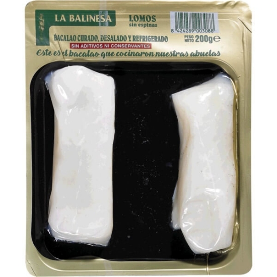 Imagem de Lombos de Bacalhau Curado LA BALINESA unidade 200g