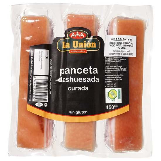 Imagem de Bacon sem Glúten LA UNIÓN Pack 3 emb.150g