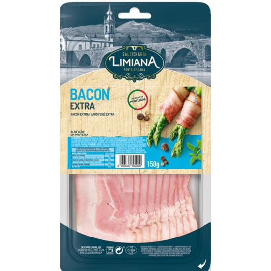 Imagem de Bacon Extra em Fatias SALSICHARIA LIMIANA emb.150g