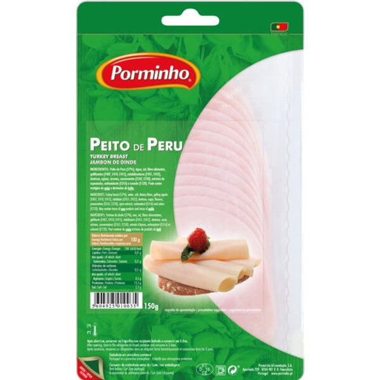 Imagem de Peito de Peru em Fatias Finas PORMINHO emb.150g