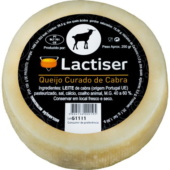 Imagem de Queijo Curado de Cabra LACTISER unidade 450g