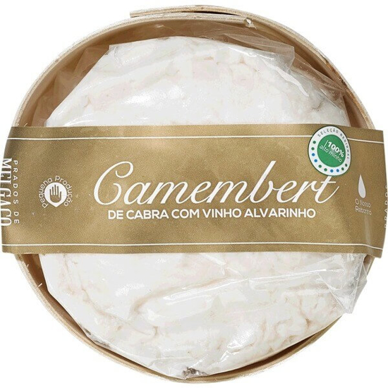 Imagem de Queijo Camembert de Cabra com Vinho Alvarinho PRADOS DE MELGAÇO emb.120g