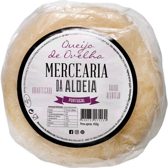 Imagem de Queijo de Ovelha Amanteigado de Serpa MERCEARIA DA ALDEIA unidade 500g