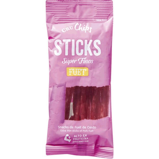 Imagem de Sticks de Fuet de Porco CRU CHIPS unidade 30g