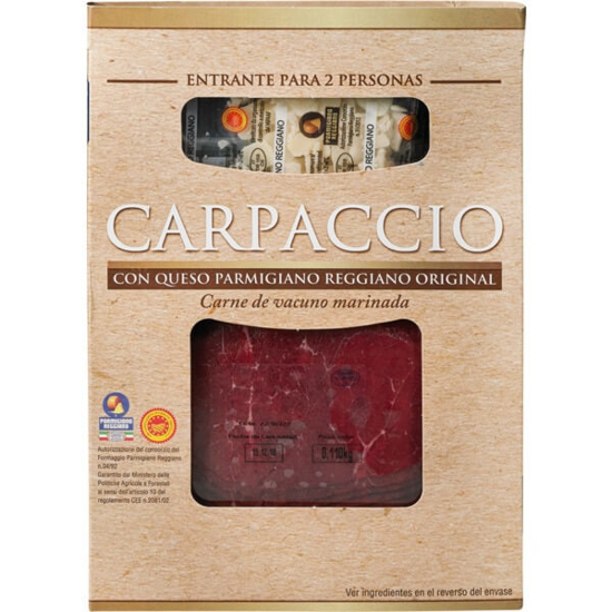 Imagem de Carpaccio com Queijo Parmigiano Reggiano ROLER emb.110g