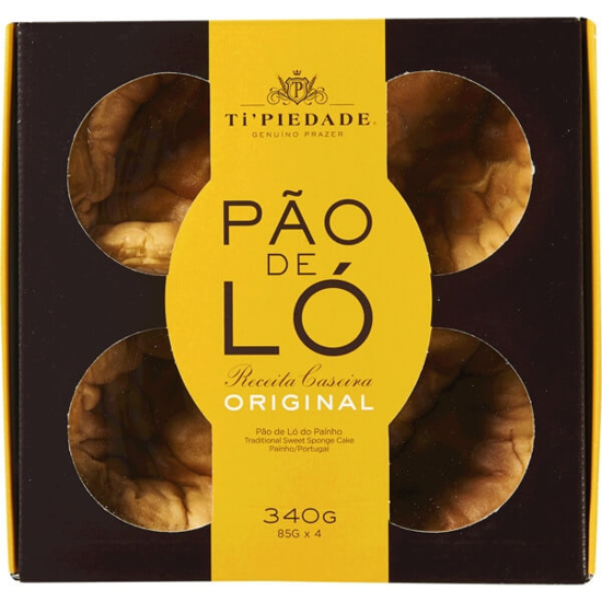 Imagem de Pão de Ló 4 Unidades TI PIEDADE emb.340g