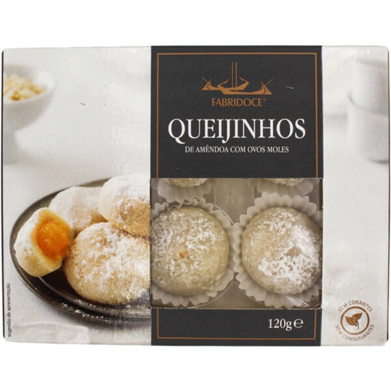 Imagem de Queijinhos de Amêndoa com Ovos Moles FABRIDOCE emb.120gr (6 un)