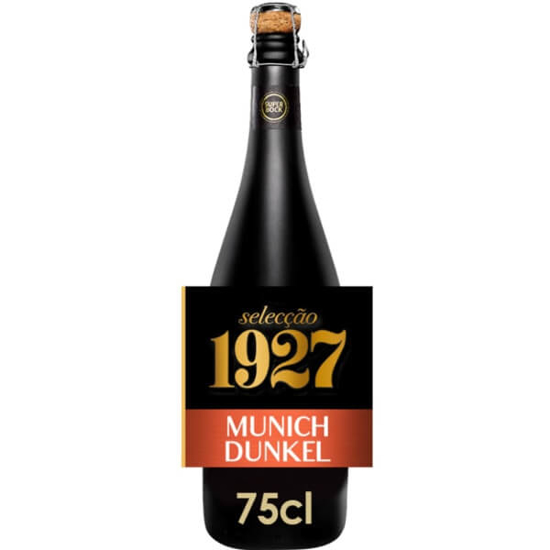 Imagem de Cerveja Artesanal Munich Dunkel SUPER BOCK SELECÇÃO 1927 garrafa 75cl