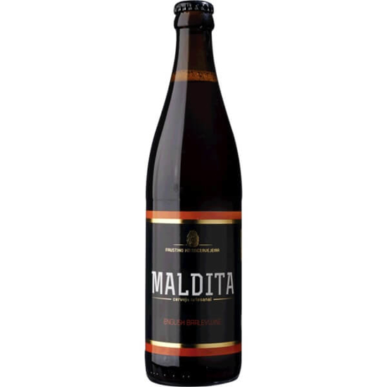 Imagem de Cerveja Artesanal English Barleyw MALDITA garrafa 33cl