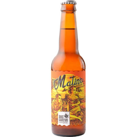 Imagem de Cerveja Artesanal Matiné Session IPA DOIS CORVOS garrafa 33cl