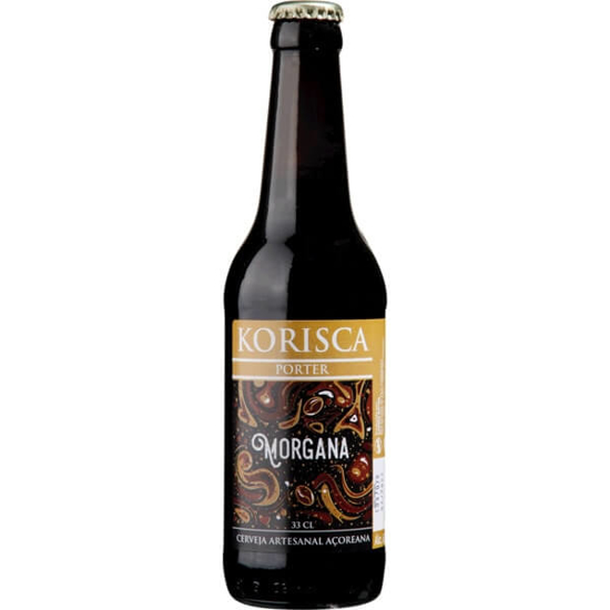 Imagem de Cerveja Artesanal Morgana Porter dos Açores KORISCA garrafa 33cl