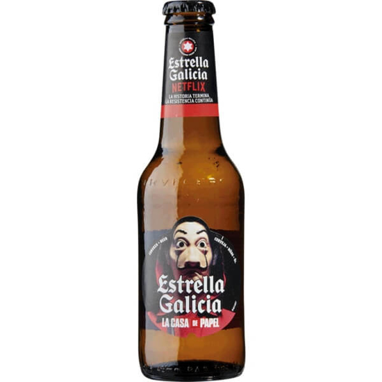 Imagem de Cerveja de Espanha ESTRELLA GALICIA 1906 garrafa 25cl