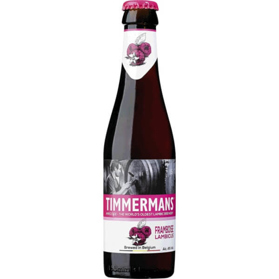 Imagem de Cerveja da Bélgica de Framboesa TIMMERMANS garrafa 25cl