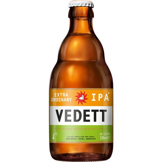Imagem de Cerveja da Bélgica Extra Ordinary IPA VEDETT garrafa 33cl