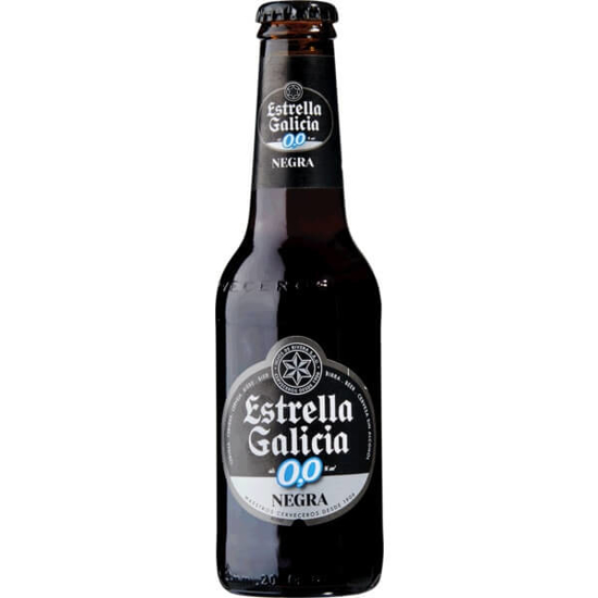 Imagem de Cerveja Preta de Espanha sem Álcool ESTRELLA GALICIA 1906 garrafa 25cl