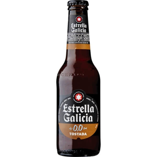 Imagem de Cerveja Tostada de Espanha sem Álcool ESTRELLA GALICIA 1906 garrafa 25cl