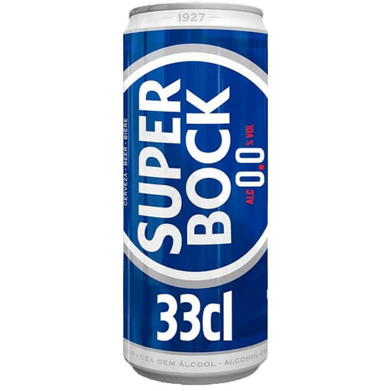 Imagem de Cerveja sem álcool 0,0% SUPER BOCK emb.33cl