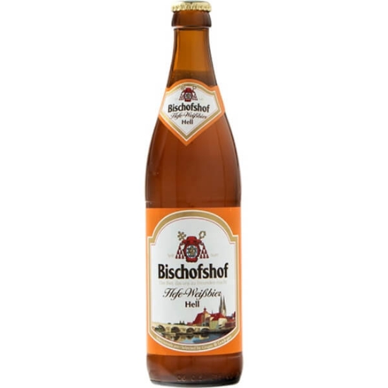 Imagem de Cerveja da Alemanha Hefe-Weissbier Hell BISCHOFSHOF garrafa 50cl