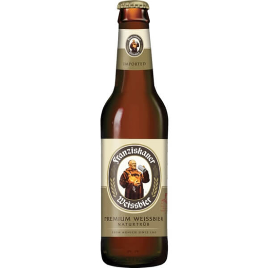 Imagem de Cerveja da Alemanha Weissbier FRANZISKANER garrafa 35,5cl