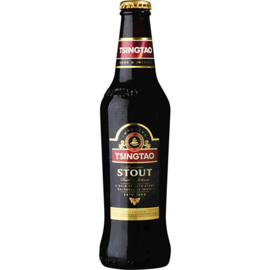 Imagem de Cerveja da China Stout TSINGTAO garrafa 33cl