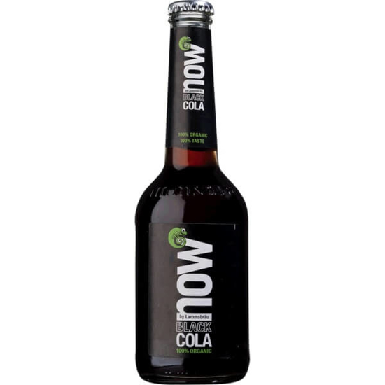 Imagem de Refrigerante Black Cola com Gás Biológico NOW garrafa 33cl