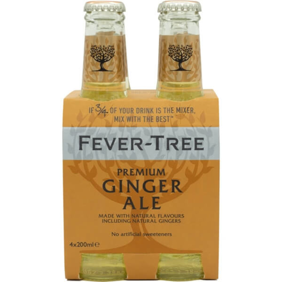 Imagem de Ginger Ale FEVER-TREE Pack 4 garrafa 20cl