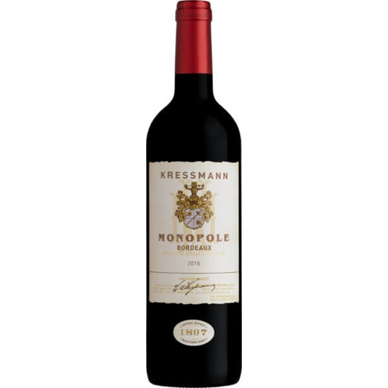 Imagem de Vinho Tinto de França Monopole Bordeaux KRESSMANN garrafa 75cl