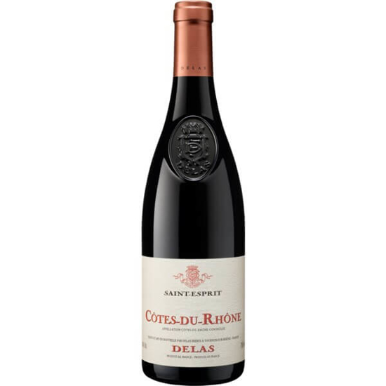 Imagem de Vinho Tinto de França Saint-Espirit Côtes-du-Rhône DELAS garrafa 75cl