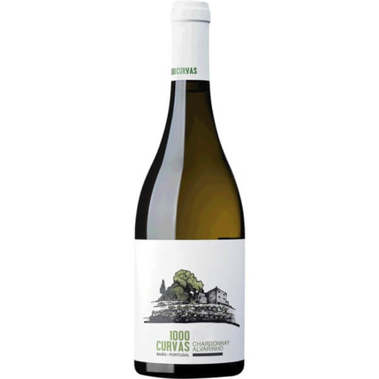 Imagem de Vinho Branco do Minho Chardonnay Alvarinho 1000 CURVAS garrafa 75cl